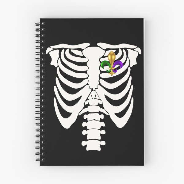 Item preview, I Love Mardi Gras New Orleans Fleur de Lis Heart Holiday Skeleton  designed and sold by JaymeOctober.