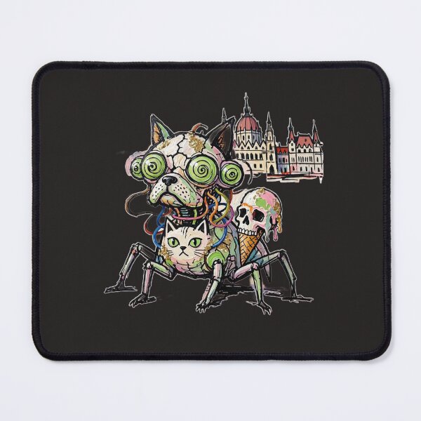 Item preview, Budapest Parliament Cat Monster designed and sold by LujziWorld.
