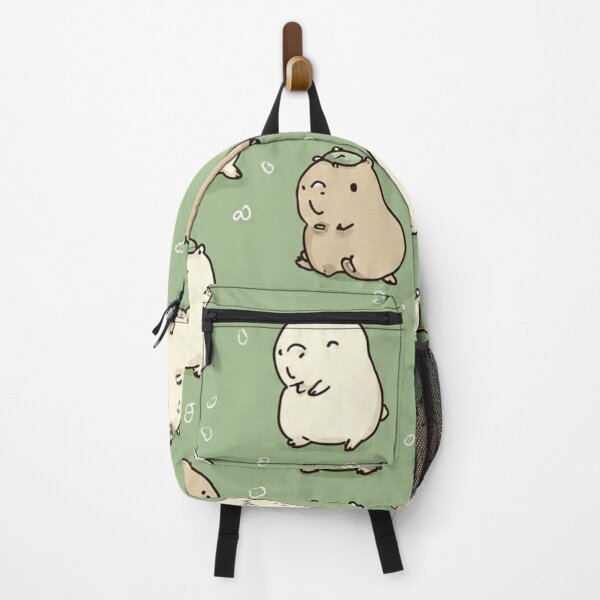 Item preview, Cute Dancing Capybaras pattern- Kawaii Green Seamless  designed and sold by LC&LCPlatform.