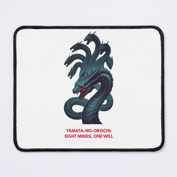 Item preview, Cyber Yamata-no-Orochi — Eight Minds, One Will | Biomechanical Dragon Yokai Art designed and sold by CalmFrameArt.