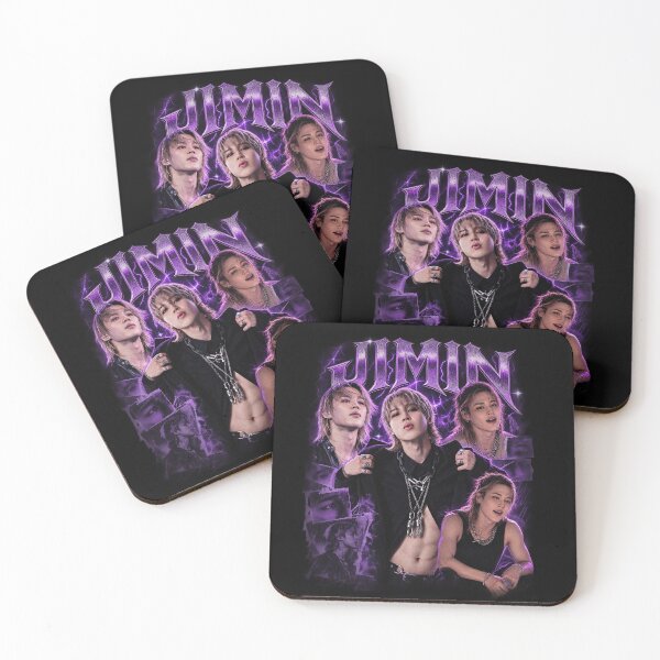 Item preview, Jimin Purple  – K-Pop Idol Gothic Bootleg Collage designed and sold by Xupomustore.
