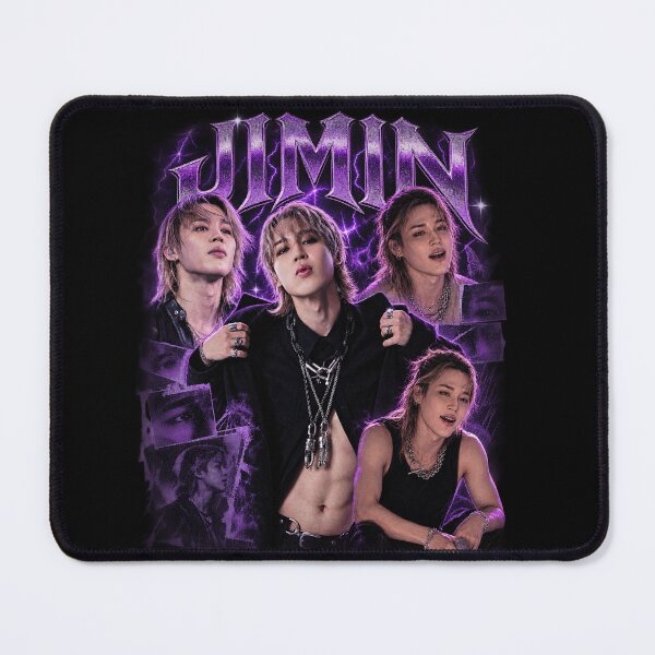 Item preview, Jimin Purple – K-Pop Idol Gothic Bootleg Collage designed and sold by Xupomustore.