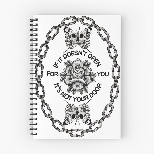 Item preview, If it doesn’t open it’s not your door chain butterfly rose  designed and sold by 2CRE8IVE4925.