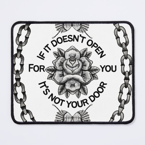 Item preview, If it doesn’t open it’s not your door chain butterfly rose  designed and sold by 2CRE8IVE4925.