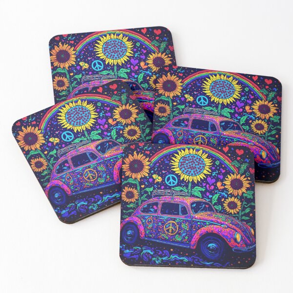 Item preview, 60's Psychedelic Nature Hippy Art designed and sold by TheDarkWardrobe.