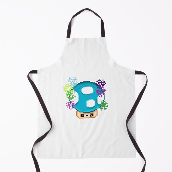 Item preview, Blue Mushroom Magic Trippy Spore Pixel ART  designed and sold by RetroRlx.
