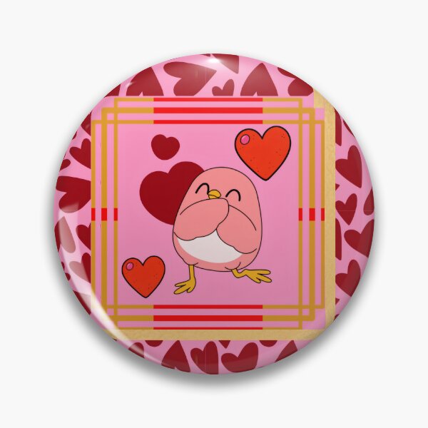 Item preview, Kawaii Shy Bird Love designed and sold by Azurart2.