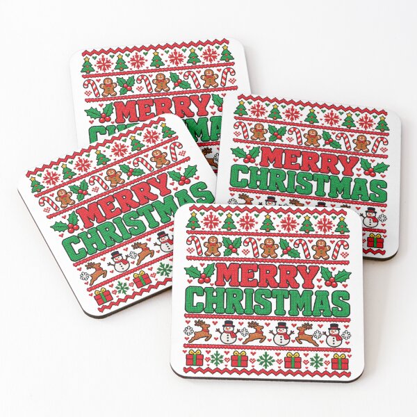 Item preview, Merry Christmas Faux Knit Ugly Sweater Shirt  designed and sold by BakersTees.