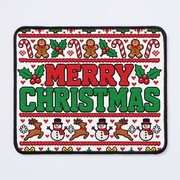 Item preview, Merry Christmas Faux Knit Ugly Sweater Shirt designed and sold by BakersTees.
