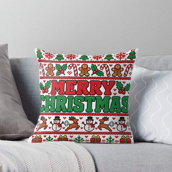 Item preview, Merry Christmas Faux Knit Ugly Sweater Shirt  designed and sold by BakersTees.