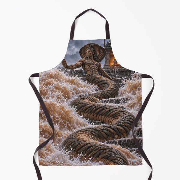 Item preview, Nāgarāja — Guardian of the Flooded Shrine designed and sold by JUTElCONIC.