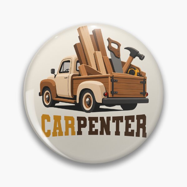 Item preview, Vintage Carpenter Pickup Truck Woodworking designed and sold by karamram.