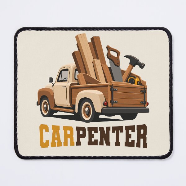 Item preview, Vintage Carpenter Pickup Truck Woodworking designed and sold by karamram.