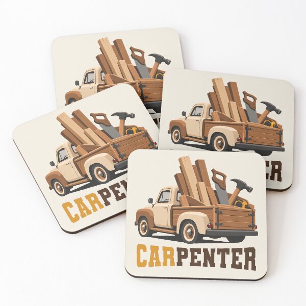 Item preview, Vintage Carpenter Pickup Truck Woodworking designed and sold by karamram.