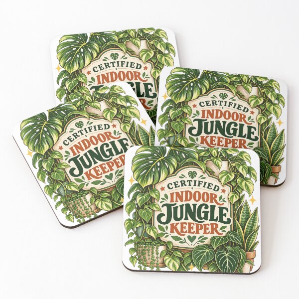 Item preview, Certified Indoor Jungle Keeper – Houseplant Lover designed and sold by IrinDesign.