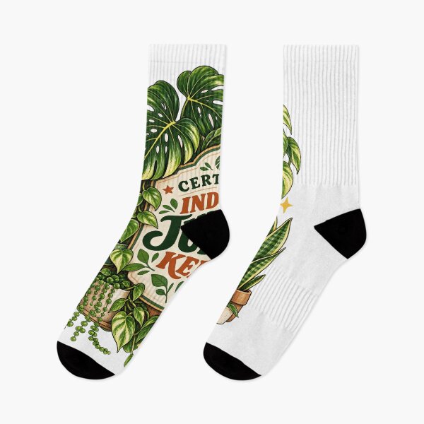 Item preview, Certified Indoor Jungle Keeper – Houseplant Lover designed and sold by IrinDesign.