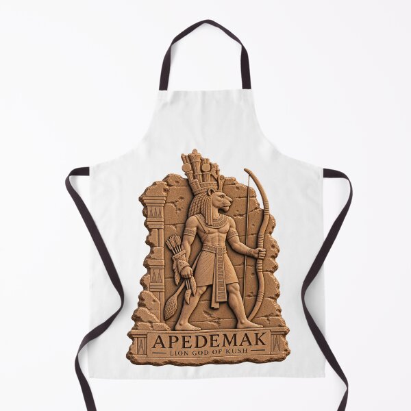 Item preview, Apedemak Lion God of Kush — Meroitic Heritage Art designed and sold by Larkfound Studio.