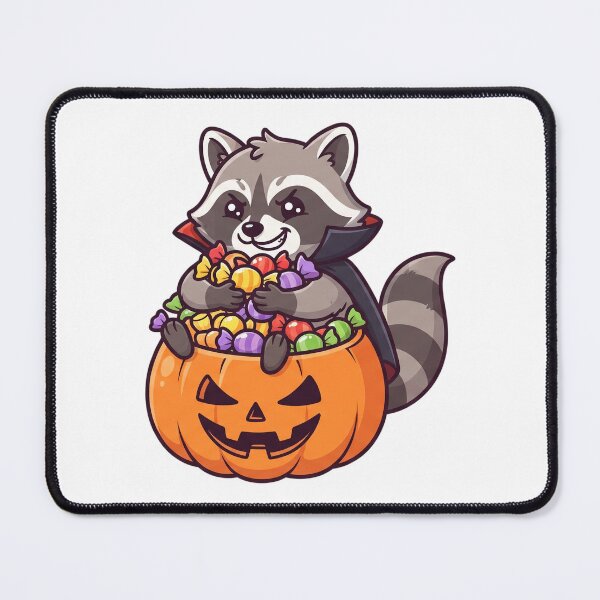 Item preview, Vampire Raccoon in Candy Bucket designed and sold by Rariks.