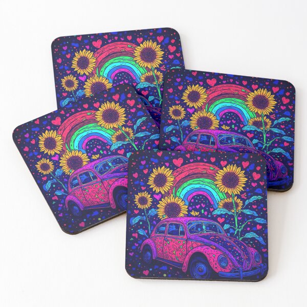 Item preview, 60's Psychedelic Luv Bug Hippy Art designed and sold by TheDarkWardrobe.