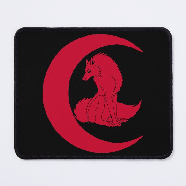 Item preview, The Red Wolf Resting Under the Moon designed and sold by Lagueny.