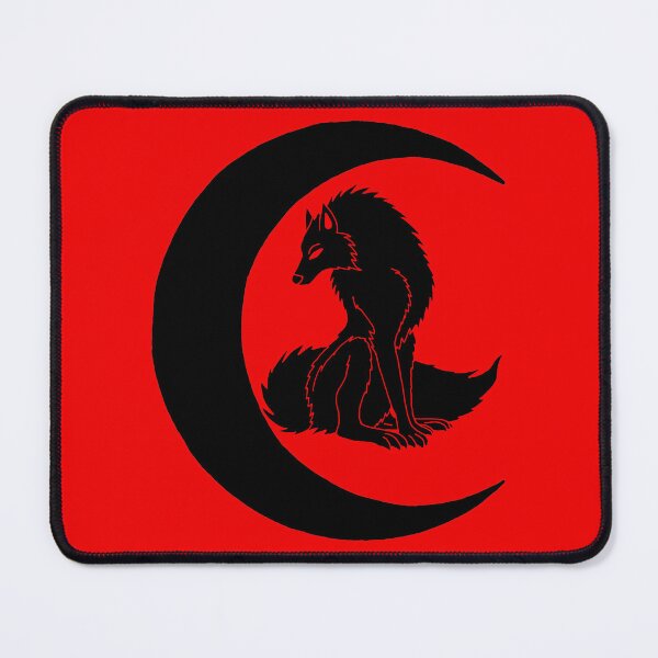 Item preview, The black wolf's rest under the moon designed and sold by Lagueny.
