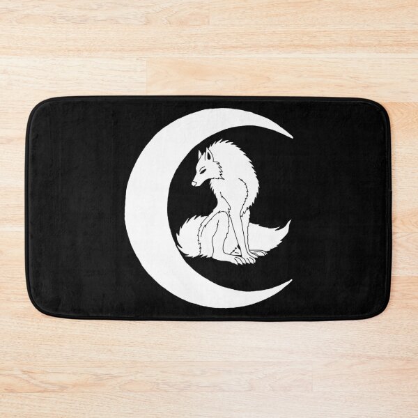 Item preview, The white wolf resting under the moon designed and sold by Lagueny.