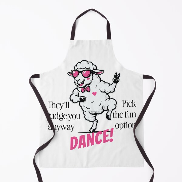 Item preview, They’ll Judge You Anyway Pick the Fun Option Dancing Sheep designed and sold by TipTop GFX.