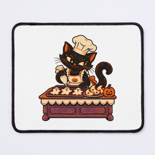 Item preview, Cute Black Cat Halloween Baker designed and sold by -DEEWOLF-.