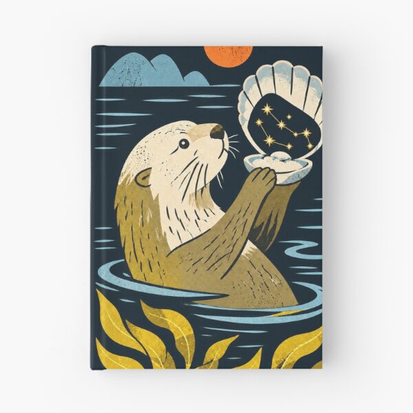 Item preview, Otter Holding a Seashell with a Star Constellation designed and sold by SayMaria.