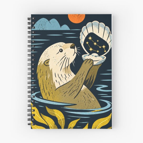 Item preview, Otter Holding a Seashell with a Star Constellation designed and sold by SayMaria.