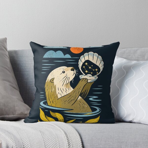 Item preview, Otter Holding a Seashell with a Star Constellation designed and sold by SayMaria.