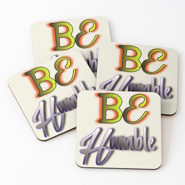 Item preview, Be Humble Neon Glow Typography Motivational Quote designed and sold by iceberg5000000.
