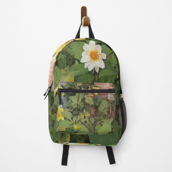 Item preview, Yellow White Dahlia Garden Flowers designed and sold by PhuongVoArt.