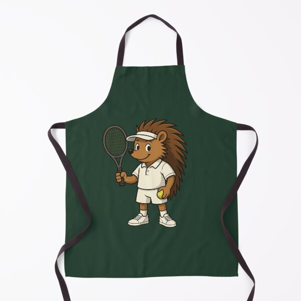 Item preview, Tennis Hedgehog Cute Animal Tennis Player designed and sold by MascotFoundry.