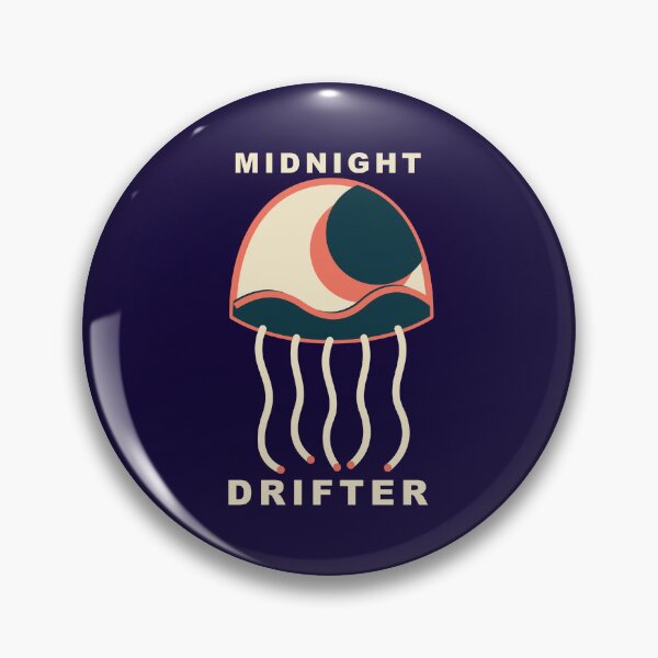 Item preview, Midnight Drifter - Cosmic Moon Jellyfish designed and sold by designsoftinaa.