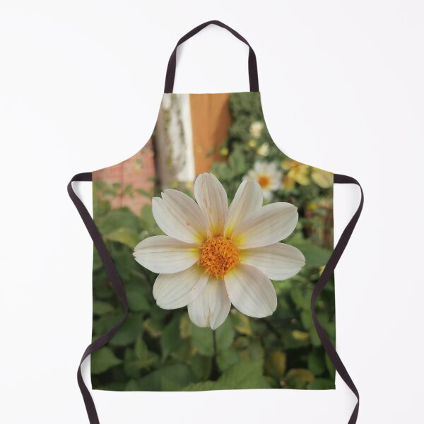 Item preview, White Dahlia With Yellow Center designed and sold by PhuongVoArt.