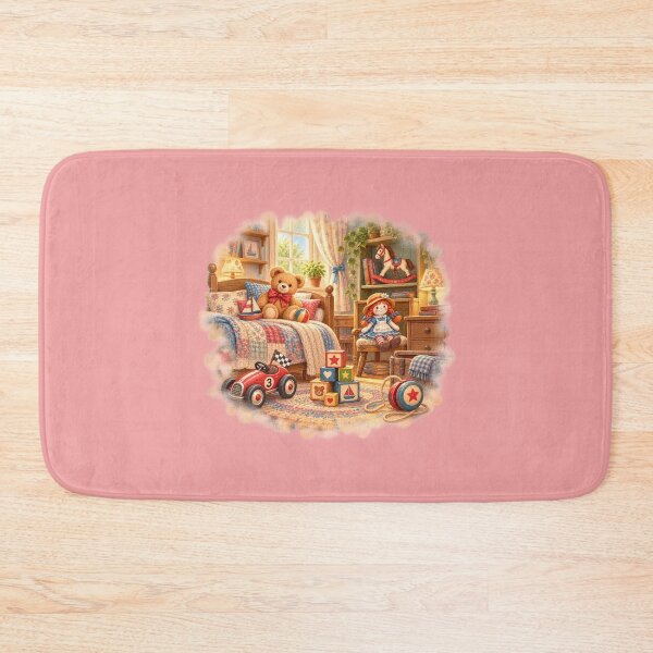 Item preview, Whimsical Vintage Children’s Room – Pink designed and sold by JessouArt.