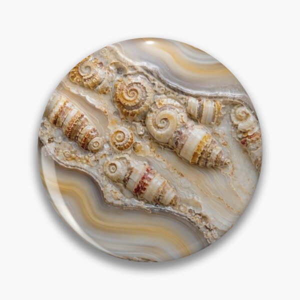 Item preview, Fossilized Shell Agate designed and sold by KingsArtworx 2.