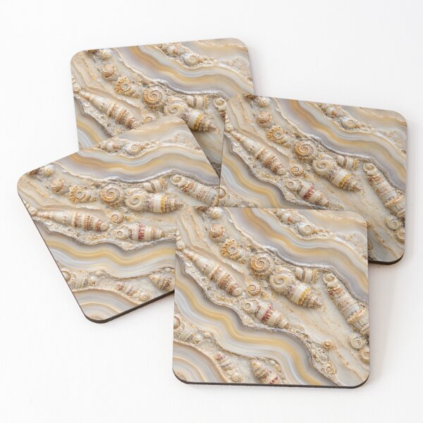 Item preview, Fossilized Shell Agate designed and sold by KingsArtworx 2.