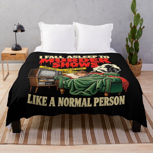Item preview, I Fall Asleep to Murder Shows Like a Normal Person Funny True Crime Lover Humor designed and sold by 76Valeria.