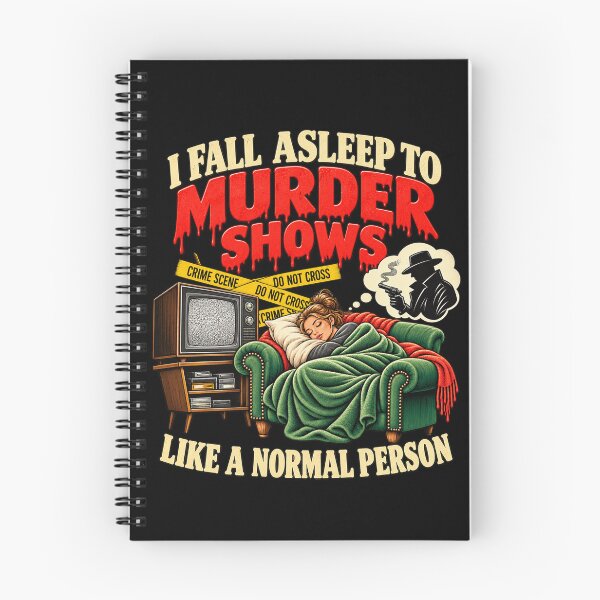 Item preview, I Fall Asleep to Murder Shows Like a Normal Person Funny True Crime Lover Humor designed and sold by 76Valeria.