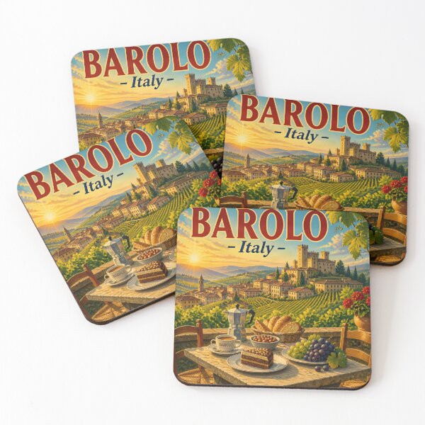 Item preview, Barolo Italy - Scenic Style Travel Poster designed and sold by LSVart.