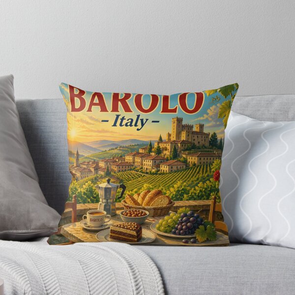 Item preview, Barolo Italy - Scenic Style Travel Poster designed and sold by LSVart.