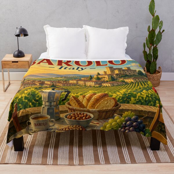 Item preview, Barolo Italy - Scenic Style Travel Poster designed and sold by LSVart.