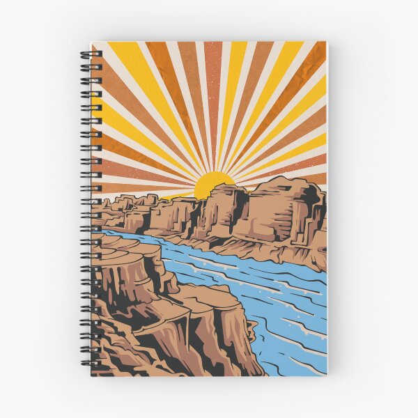Item preview, Retro Vintage Desert Canyon Sunset  designed and sold by Nol1ytv.