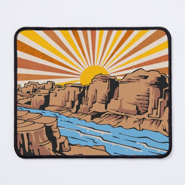 Item preview, Retro Vintage Desert Canyon Sunset designed and sold by Nol1ytv.