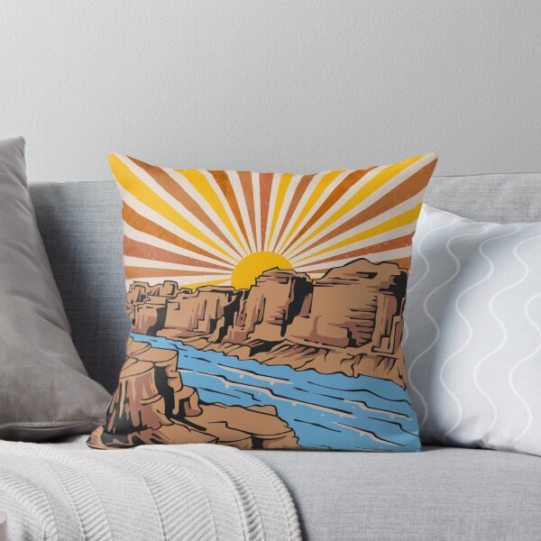Item preview, Retro Vintage Desert Canyon Sunset  designed and sold by Nol1ytv.