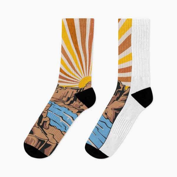 Item preview, Retro Vintage Desert Canyon Sunset  designed and sold by Nol1ytv.