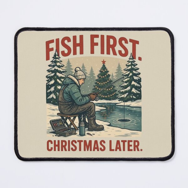 Item preview, Funny Fishing Christmas Gift for Anglers designed and sold by WikaKowalczyk.