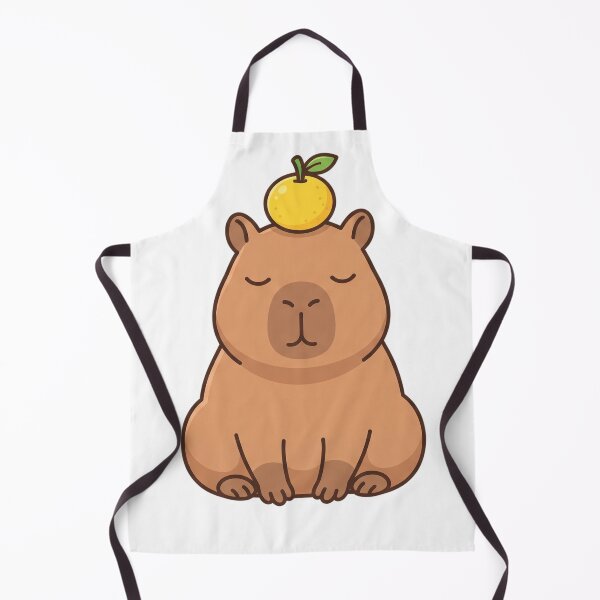 Item preview, Calm Capybara with a Yuzu designed and sold by Rariks.